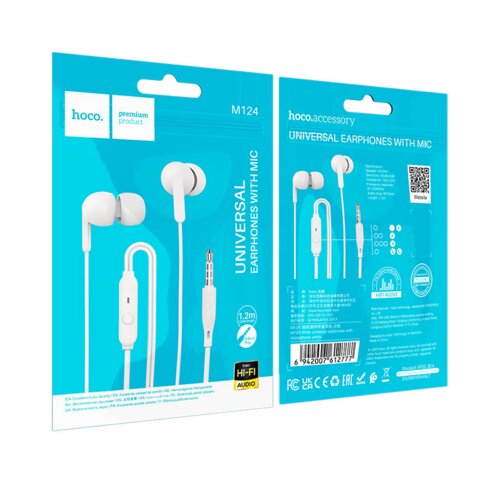 hoco. M124 SLUŠALICE (3.5MM) BIJELE Cijene