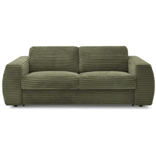 Bobochic Paris Zelena sofa za spavanje/sklopiva od samta 240 cm Hugo – Cene