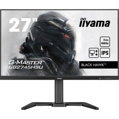 Iiyama Monitor LED GB2745HSU-B1 27″ IPS 1920 x 1080 @100Hz 250 cd/m² 1ms HDMI DP USB Full Ergonomic Speakers Cijene