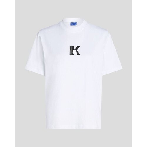 Karl Lagerfeld Majice & Polo majice A1W17031 REG SS LOGO TEE Bela Cene