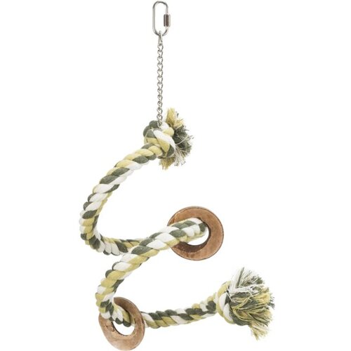 Trixie igrača za ptice spiralna vrv z zvončkom 50 cm Cene