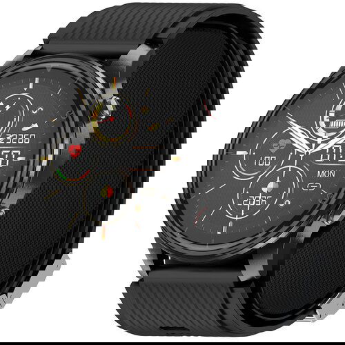 INF Združljiv AMOLED pametna ura s krvnim tlakom, EKG, Bluetooth klicem in SOS funkcijo, (5000071801) Cene