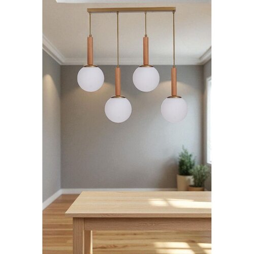 Opviq Luster 9073-6 u belom hrastu i zlatu Cene