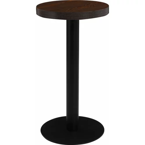 vidaXL Bistro stol tamnosmeđi 40 cm MDF
