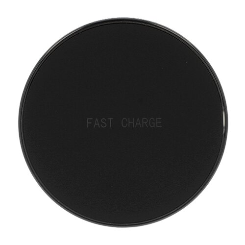 Qi univerzalni brezžični polnilec Fast Charge FC01 (okrogli) - črni Slike