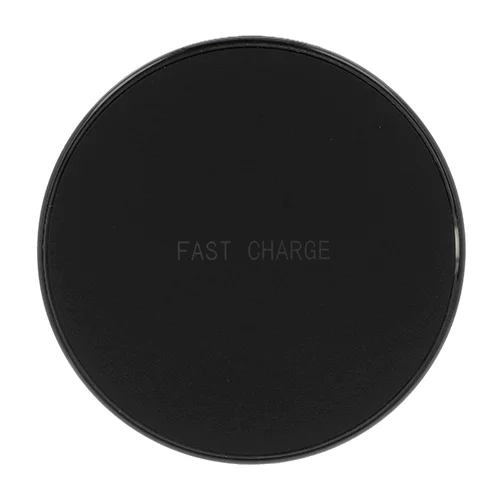 Qi univerzalni brezžični polnilec Fast Charge FC01 (okrogli) - črni