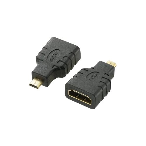 SpeaKa Professional SP-7870184 HDMI adapter [1x mo&amp;scaron;ki konektor micro HDMI tipa D - 1x ženski konektor HDMI] črna pozlačeni konektorji, avdio povratni, (20430103) Slike