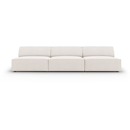 Micadoni Home Bež kavč s tkanino bouclé 240 cm Jodie - Micadoni Home Cene