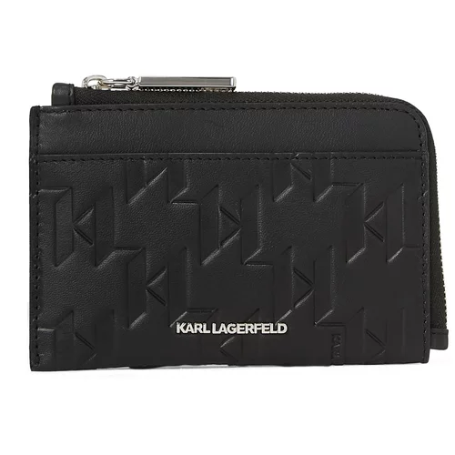 Karl Lagerfeld Denarnica 'Loom' črna