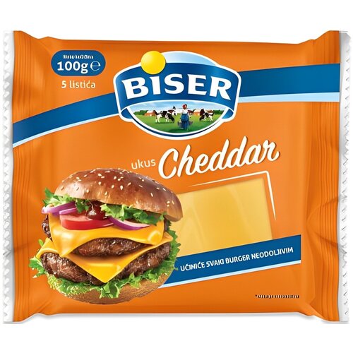 Biser SIR TOPLJENI CHEDDAR 100G Cene