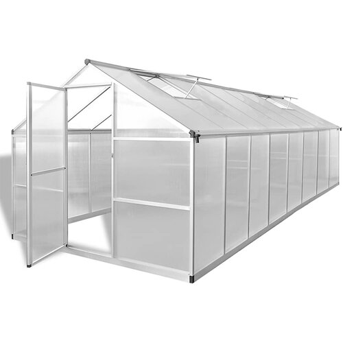  Staklenik od aluminija 481 x 250 x 195 cm 23,44 m&sup3; Cijene