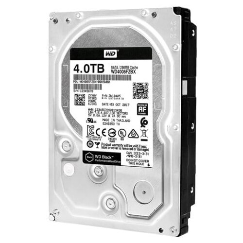 HDD WD 4TB WD4005FZBX SATA3 256MB 7200 Black Cene