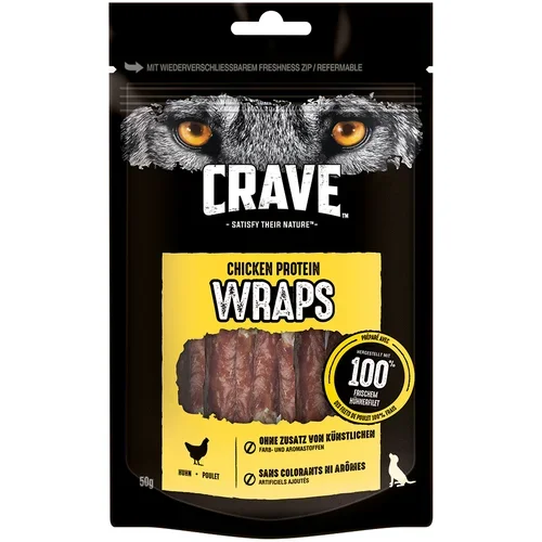 CRAVE Protein Wrap za pse - 50 g piščanec