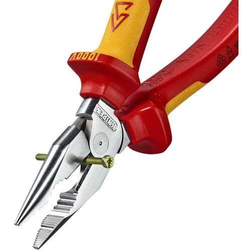 Knipex 1000V izolovana kombinovana &amp;scaron;pic kle&amp;scaron;ta 185mm (08 26 185) Slike
