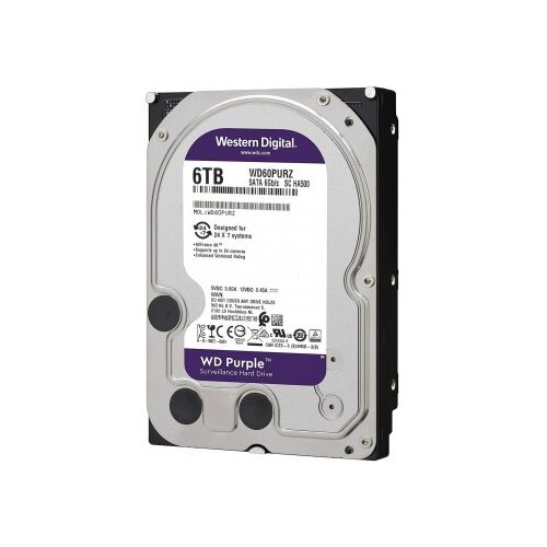 Western Digital hard disk video surveillance 6TBCMR, 3.5&amp;#039;&amp;#039;, 256MB, sata 6Gbps (WD64PURZ) Slike