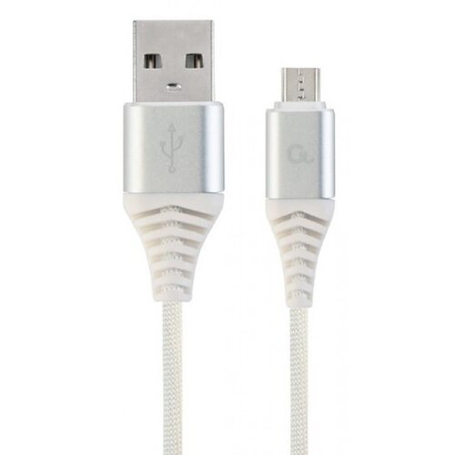 Gembird usb kabl usb 2.0 micro-usb b usb a srebrno, belo Cene