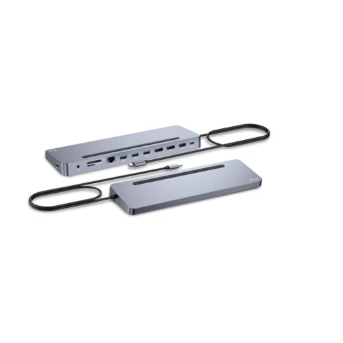 I-TEC C31FLAT2PDPRO priključna postaja in replikator priključka za prenosni računalnik Žično USB 3.2 Gen 1 (3.1 Gen 1) Type-C Srebro Cene
