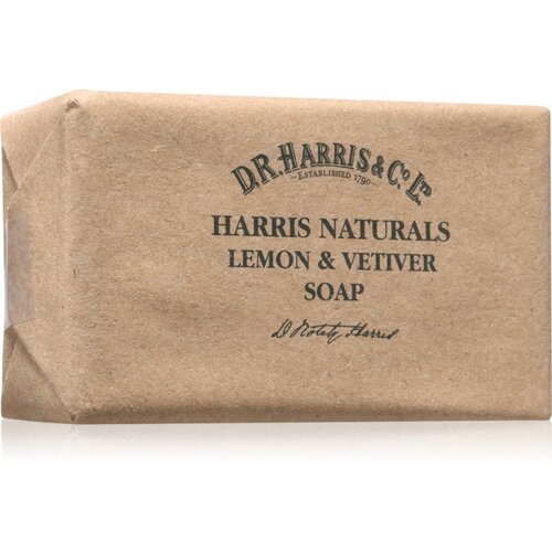 D.R. Harris Harris Naturals Soap Lemon &amp;amp; Vetiver naravno trdo milo 200 g Slike