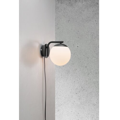 Nordlux zidna lampa grant 1xE14/40W/230V crna Slike