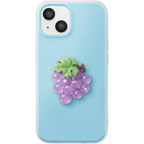 AVIZAR Ovitak za iPhone 15 s 3D motivi grozdja, Modra, (5000275476) Cene
