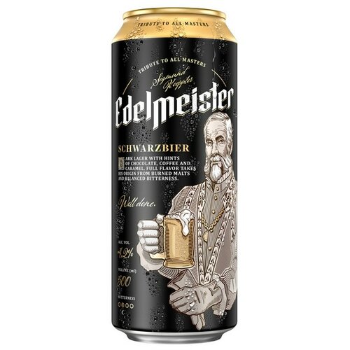 Edelmeister crno pivo 0.5l can Cene