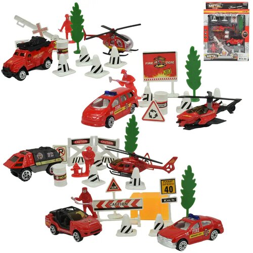 Magic Toys Fire Crew: Vatrogasni set igračaka s vozilima i dodacima u različitim verzijama 1db Cene