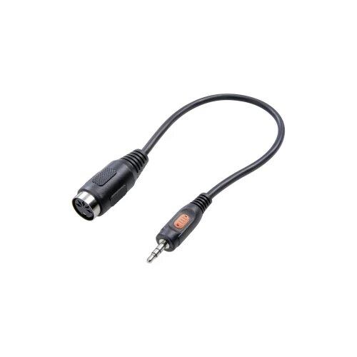SpeaKa Professional DIN/JACK audio adapter [1x JACK, muški, 3.5mm/1x diodna utičnica 5-polna (DIN)], crn Cijene