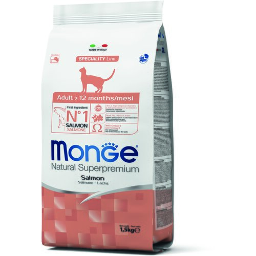 Monge suva hrana za mačke sa ukusom lososa adult monoprotein 1.5kg Cene
