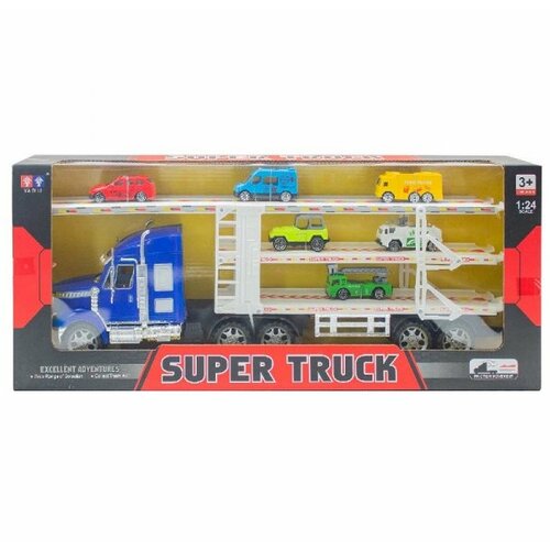 Best Luck kamion za transport vozila,plavi BE11968 Slike