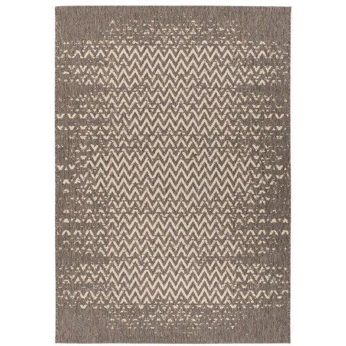 Kayoom RAVNO TKANA PREPROGA Splash 600 Braun / Creme 120/170 cm tkano rjava, krem barve Cene