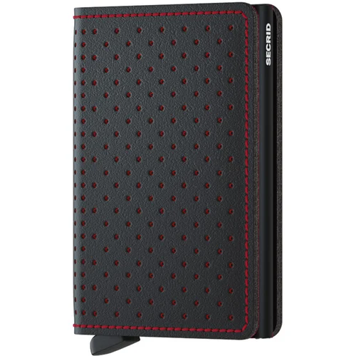 Secrid Slimwallet Perforated Black Red