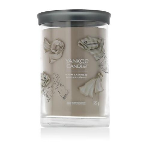 Yankee Candle Signature Warm Cashmere Tumbler 567 g di&amp;scaron;eča svečka Slike