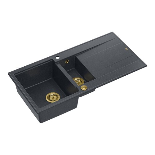Quadron sudoper EVAN 156 + nano PVD antracit/zlato s daljinskim upravljanjem Cijene