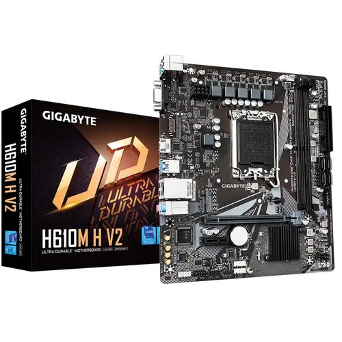 Gigabyte Matična ploča 1700 H610M H V2 VGA/HDMI/M.2/DDR5 Slike