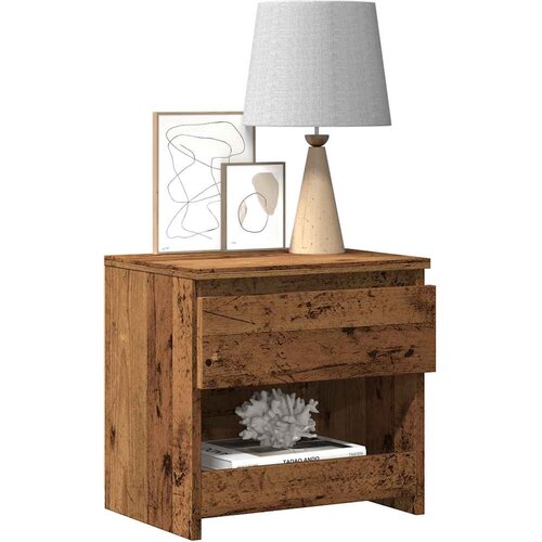 Furnova Nočna omarica Old Wood 40x30x39 cm Inženirski les, (21926300) Slike
