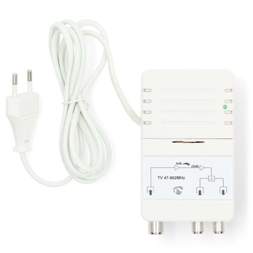 Nedis SAMP42222WT - dvopojasni antenski pojačivač Slike
