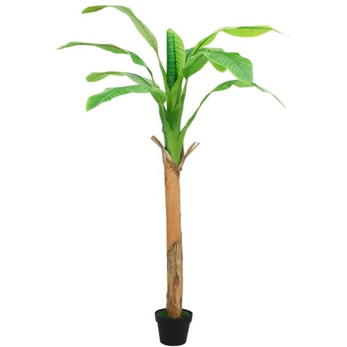  Umjetno drvo banane s posudom 140 cm zeleno Slike
