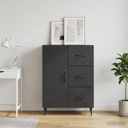  Kreveta s ladicama Crna 66 x 34,5 x 89,5 cm Konstruirano drvo Cijene