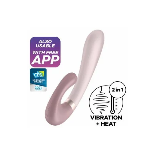 Satisfyer Rabbit vibrator Heat Wave roza
