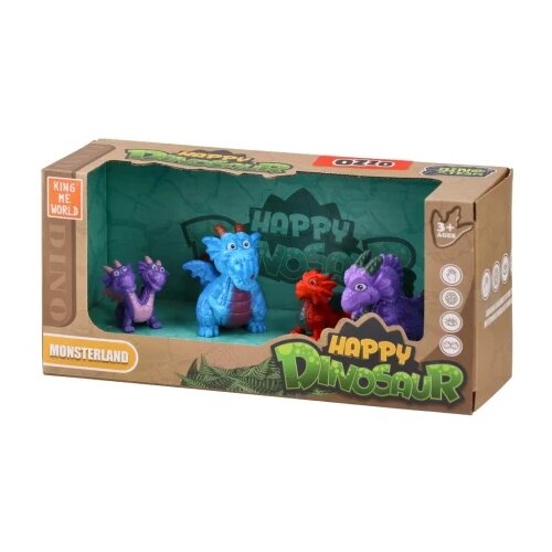 Ozzo King me world, set figura, bebe dinosaurusi, 4K, miks Cene