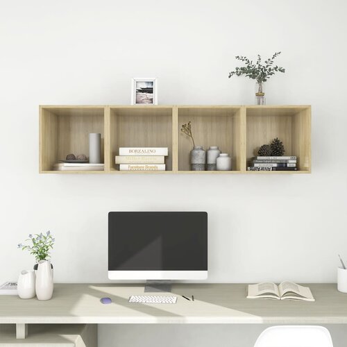  Zidni ormarići 4 kom boja hrasta 37x37x37 cm konstruirano drvo Cijene