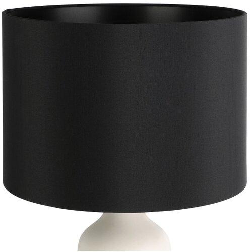 Eglo Vinoza stolna lampa E27, 53,5 cm, bijela keramika/crno sjenilo, 43824 Slike
