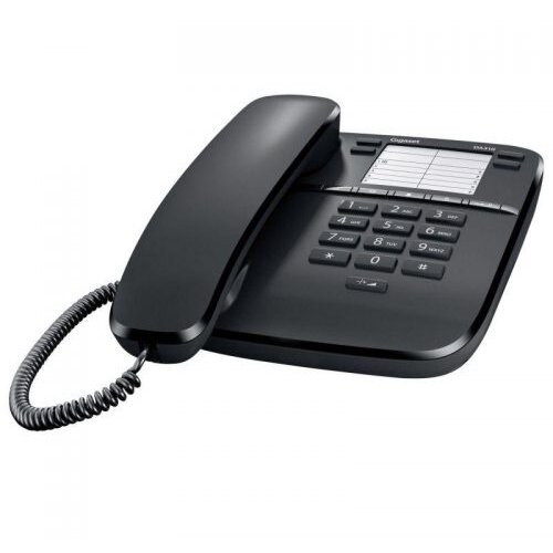 Meanit Analogni telefonski sto LCD ekran bijeli Slike