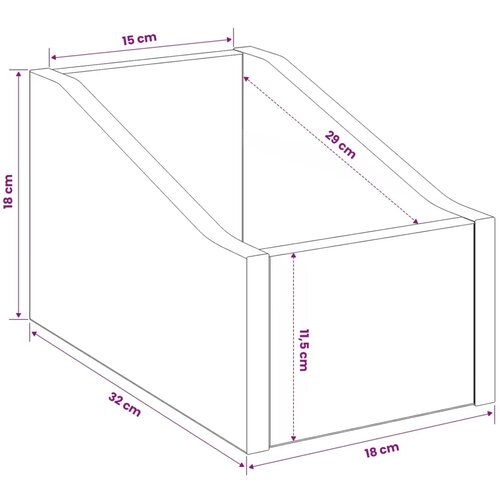  Kutija za LP ploče 2 kom. Staro drvo 18 x 32 x 18 cm - Staro drvo 2 18 x 32 x 18 cm Slike