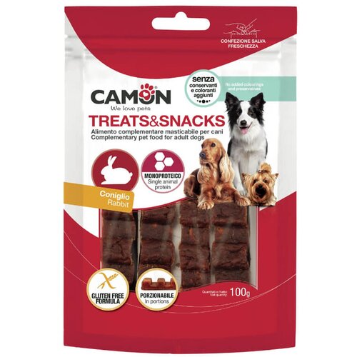 Camon Treats&Snacks posladek mesna plo&scaron;čica, kunec - 100 g Cene