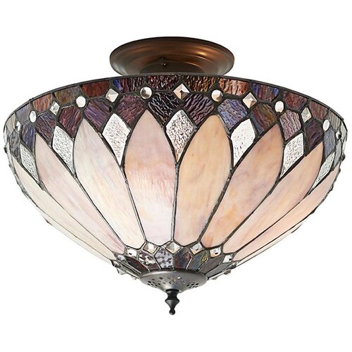 Endon 63978 - plafonski luster tiffany brooklyn 3xE27/60W/230V &oslash; 40 cm Cene