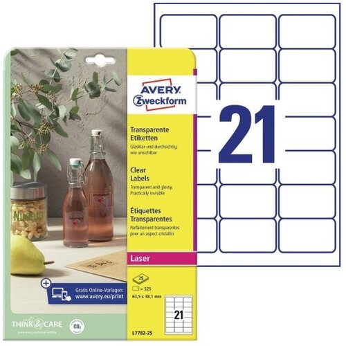 Zweckform Etikete zweckform l7782-25 Slike