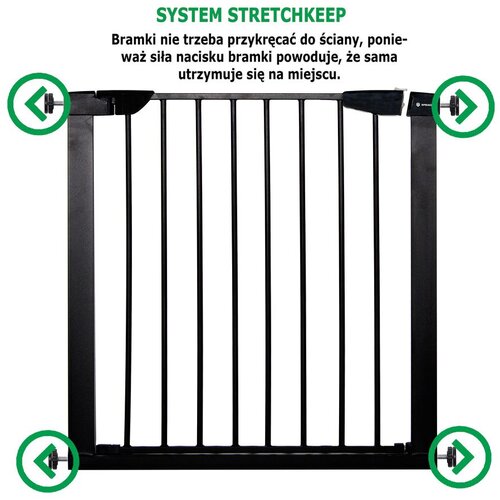 Springos za&amp;scaron;titna ograda za djecu, veličina 75-82 cm ( metal+plastika) Slike