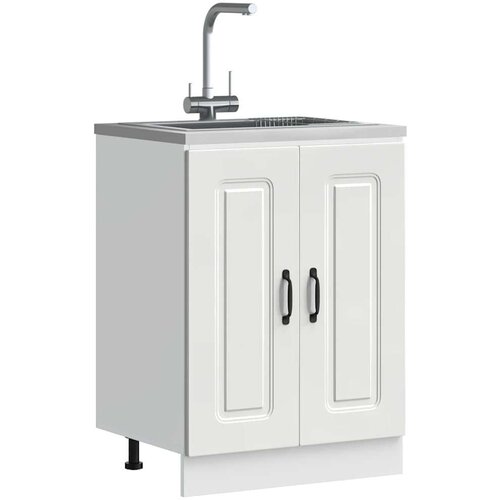vidaXL Donji ormarić za sudoper "Kalmar" bijeli 60x46x81,5 cm Cijene