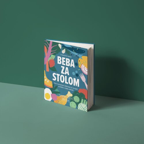  Knjiga Beba Za Stolom, plava Cijene